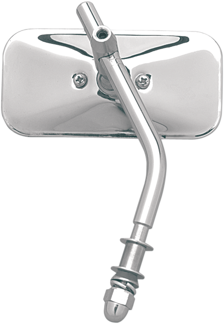 EMGO - 20-34810 - Mirror - Side View - Chopper/Rectangle - Standard Stem - Each - Universal