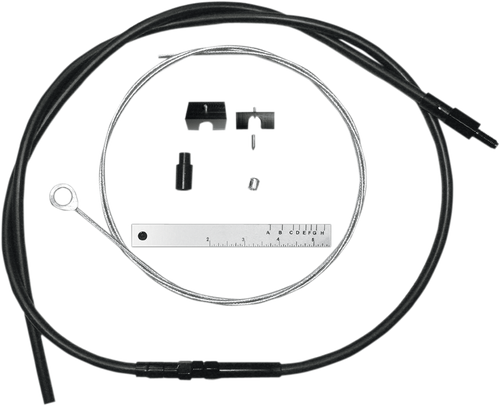 BYO™ Build Your Own™ Clutch Cable Kit - 80" - Sportster/Touring/Trike - Black Vinyl