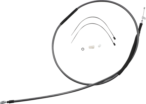 High-Efficiency Polished KARBONFIBR Clutch Cable