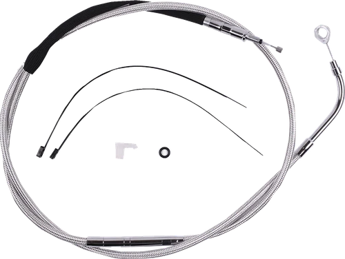 High-Efficiency Polished Stainless Clutch Cable