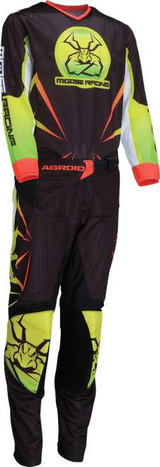 Youth Agroid Mesh Pants - Black | Hi-Vis Green | White