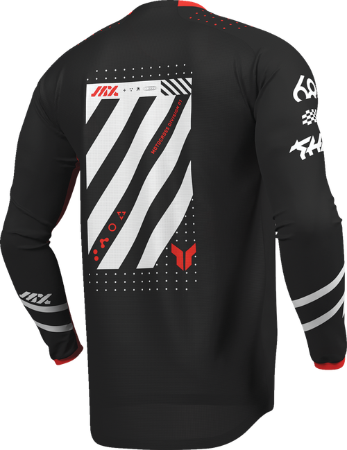 Lauchmode Futura Jersey - Black | Red | White
