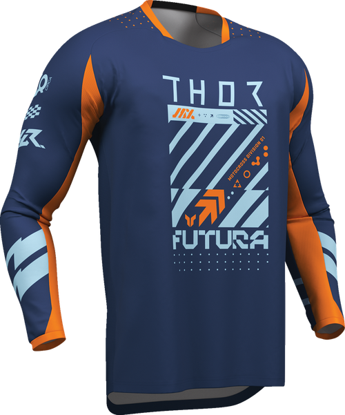 Lauchmode Futura Jersey - Blue | Navy | Orange