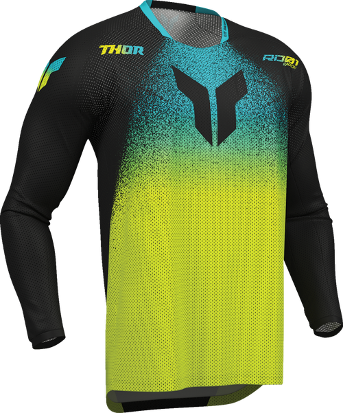 Launchmode Air Darkside Jersey - Black | Acid | Aqua
