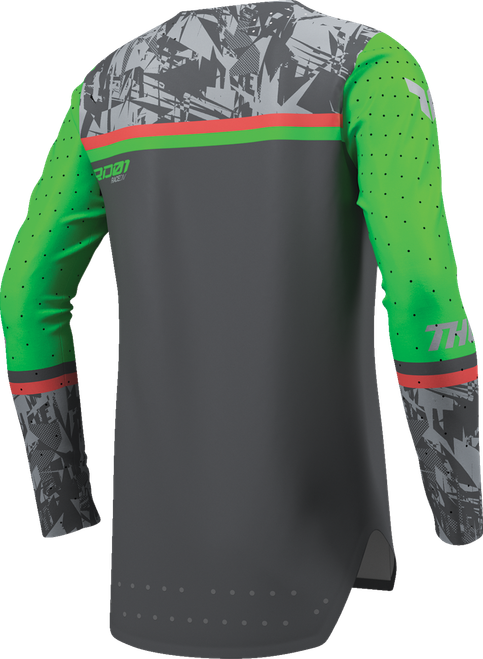 Youth Sportmode Punk'd Jersey - Green | Charcoal | Orange