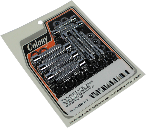 COLONY - 2343-13-P - Bolt Kit - Transmission Side Cover - Stock-Head - Dyna