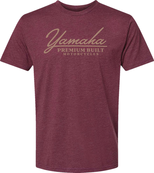 Yamaha Racing Premium Built T-Shirt - Red | Maroon