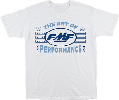Lean In T-Shirt - White | Blue