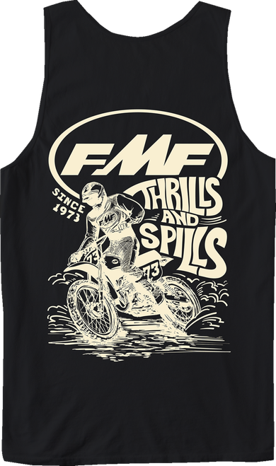 Lean In Tank Top - Black | Tan