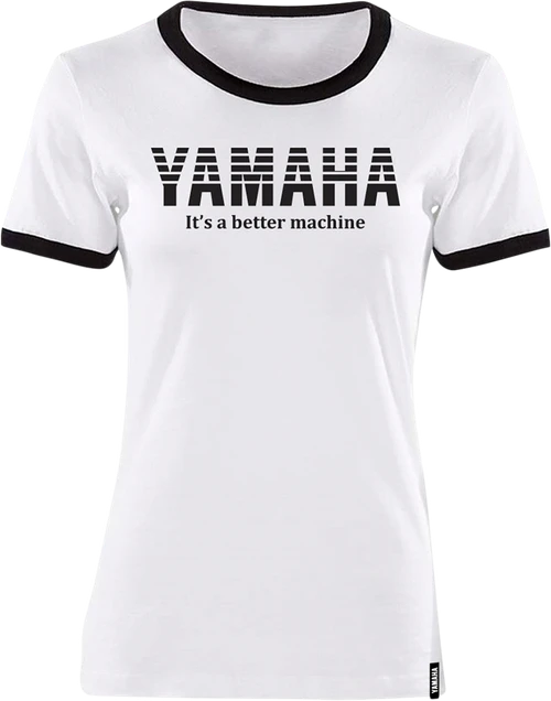 Women's Yamaha Vintage T-Shirt - White | Black