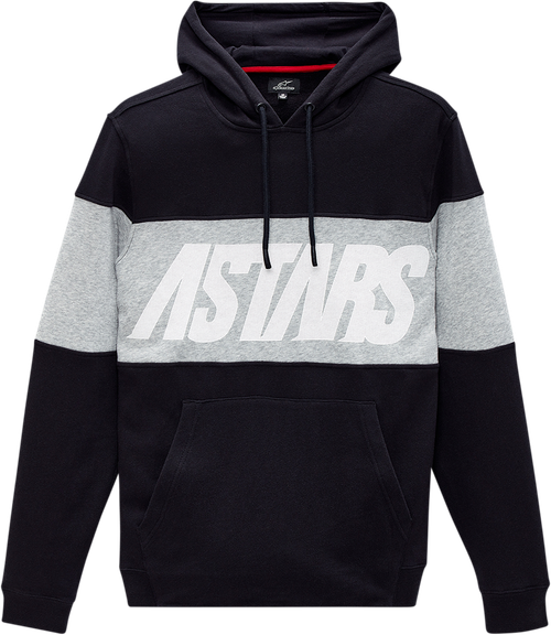 Border Hoodie - Black | Gray