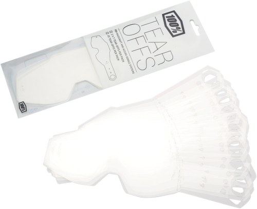 Racecraft/Accuri/Strata Goggle Tear-Offs — Clear