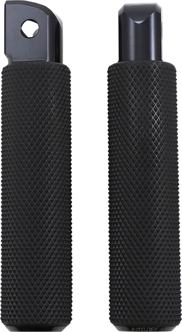 ARLEN NESS - 07-943 - Passenger Knurled Foot Pegs - Black - FL/FX '18-'25