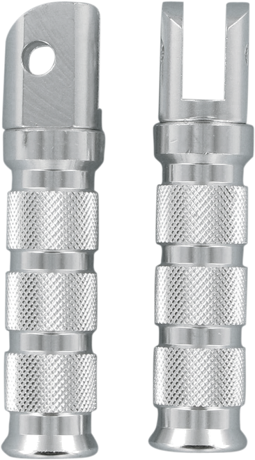 EMGO - 50-11211 - Front Foot Pegs - Silver - Honda
