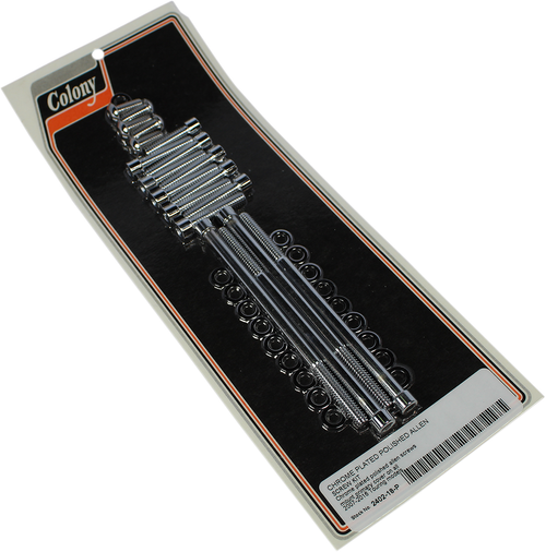 COLONY - 2402-18-P - Bolt Kit - Primary Cover - Stock-Head - '07-'16 Touring