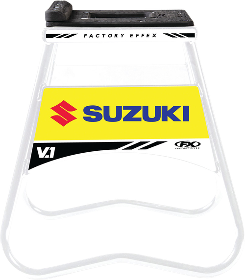 FACTORY EFFEX - 24-45410 - Bike Stand - V.1 - Suzuki - White/Yellow