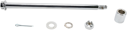 DRAG SPECIALTIES - DS-223051 - Axle Kit - Rear - Chrome - '80-'99 Touring