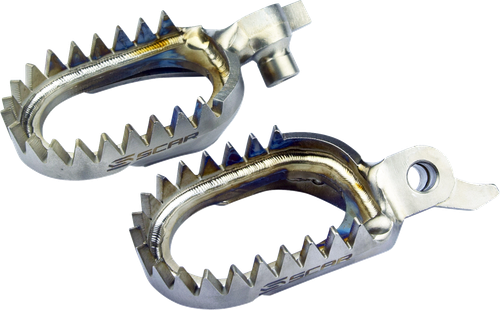 Anti-Mud Titanium Foot Pegs