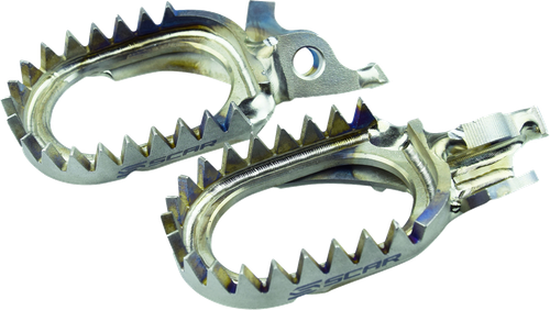 Anti-Mud Titanium Foot Pegs