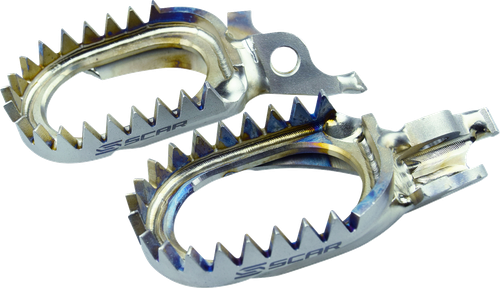 Anti-Mud Titanium Foot Pegs