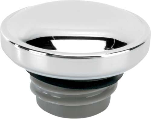 DRAG SPECIALTIES - DS-390282 - Screw-In Gas Cap - Non-Vented - Left - Chrome