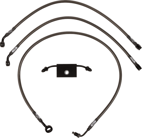 Midnight Braided Brake Line Kit