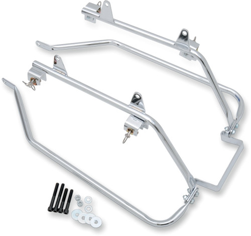 CYCLE VISIONS - CV-7206 - Saddlebag Mounts - Chrome - FLST '08-'17