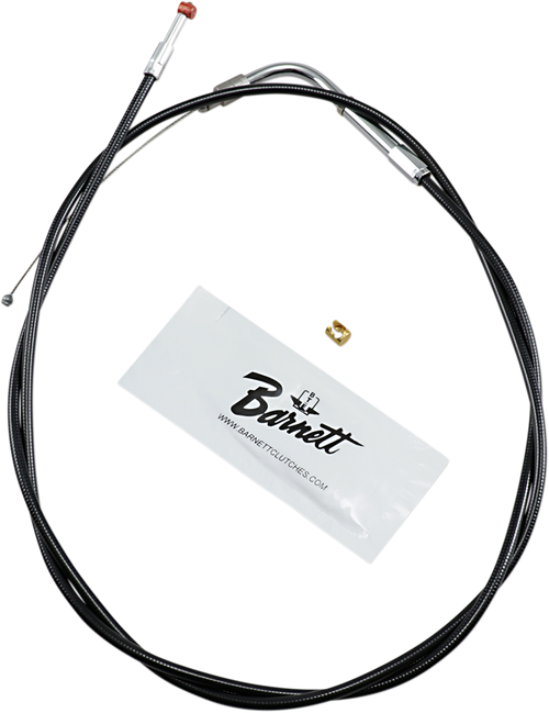 BARNETT - 101303000906 - Black Vinyl Throttle Cable - +6" Size - 48" Length