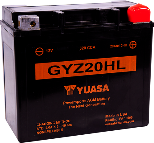 GYZ Factory-Activated AGM Maintenance-Free Battery