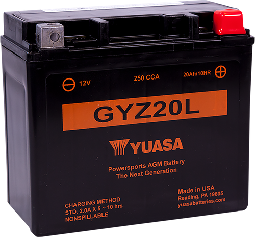 GYZ Factory-Activated AGM Maintenance-Free Battery