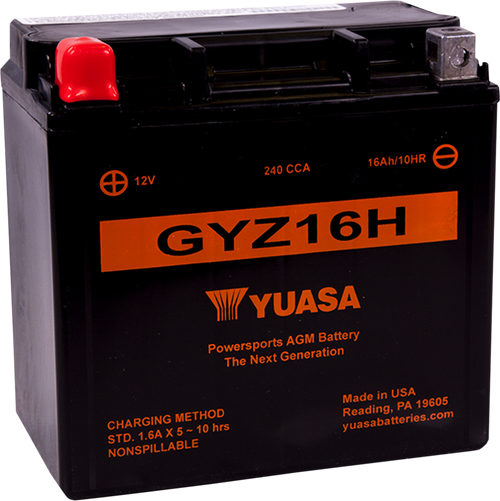GYZ Factory-Activated AGM Maintenance-Free Battery