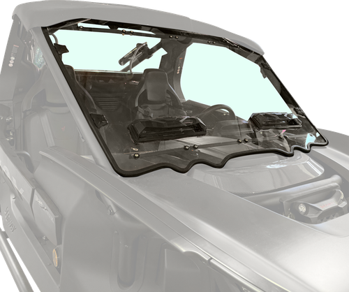 Tool-less Versa-Vent Windshield