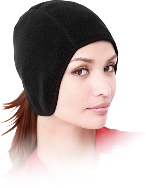 Fleece Ponytail Skullcap