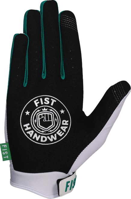Strapped Roasted Gloves - Off-White | Black | Green