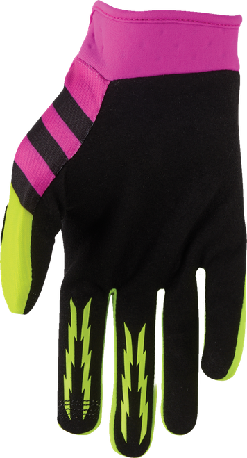 Youth Launchmode Gloves - Pink | Acid | Black | Fluorescent Yellow | Fuchsia