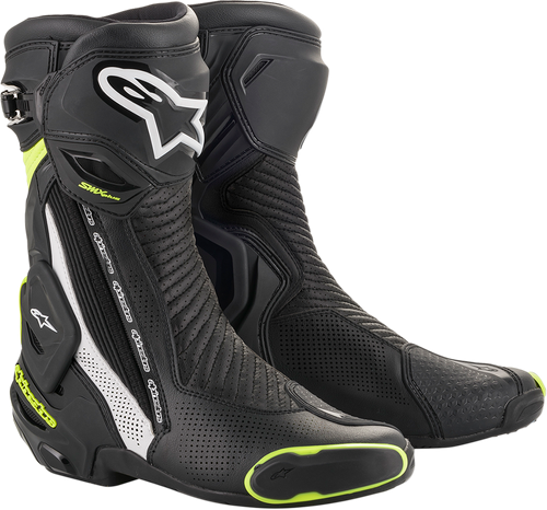 SMX Plus Vented Boots - Black | White | Yellow