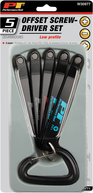 Low Profile Screwdriver Set