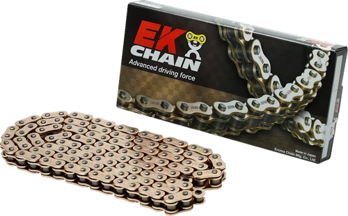 EK - 520ZVX3-120G - 520 ZVX3 - Sportbike Chain - 120 Links - Gold