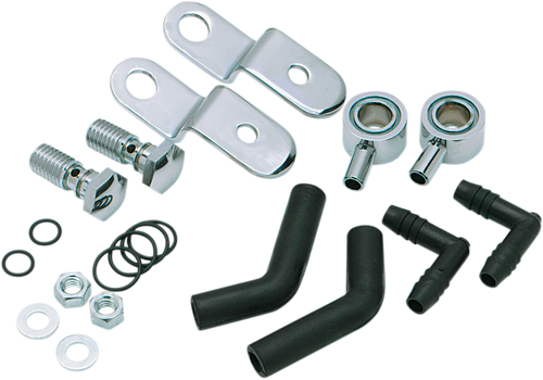 HSR Carburetor Head-Breather Kit - Evolution Big Twin/Sportster