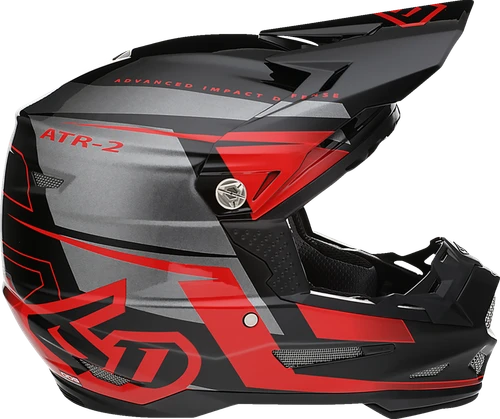 6D HELMETS - ATR-2 Helmet - Mach - Red/Gray/Black