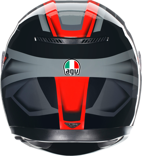AGV - K3 Helmet - Compound - Black/Red