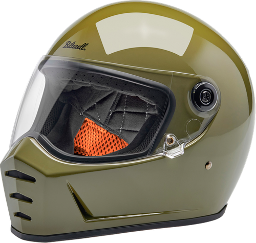 BILTWELL - Lane Splitter Helmet - Gloss Olive Green