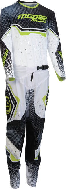 MOOSE OFFROAD - Youth Qualifier® Jersey - White/Black/Green