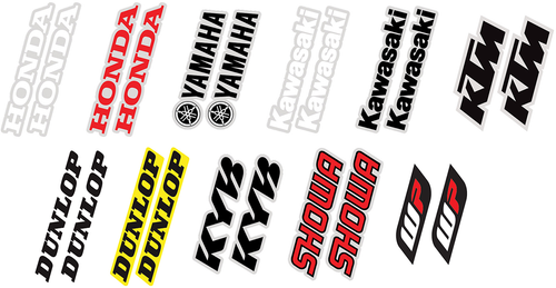 FACTORY EFFEX - 19-44500 - Fork/Swingarm Decal - KTM