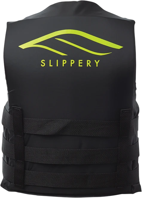 SLIPPERY - Hydro Nylon Vest - Black/Neon Yellow