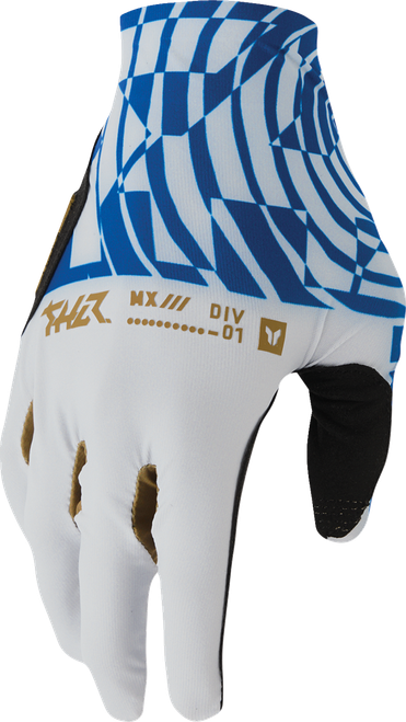 THOR - Sportmode Mind Control Gloves - Light Gray/Blue