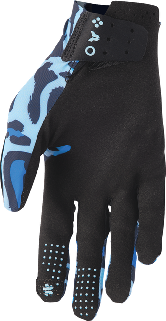 THOR - Sportmode Cheetah Gloves - Midnight/Blue