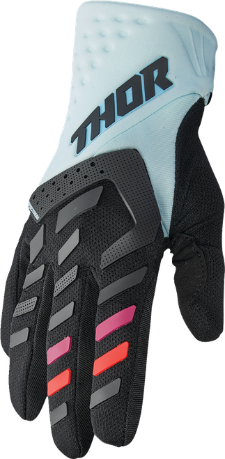 THOR - Women's Spectrum Gloves - Black/Light Mint