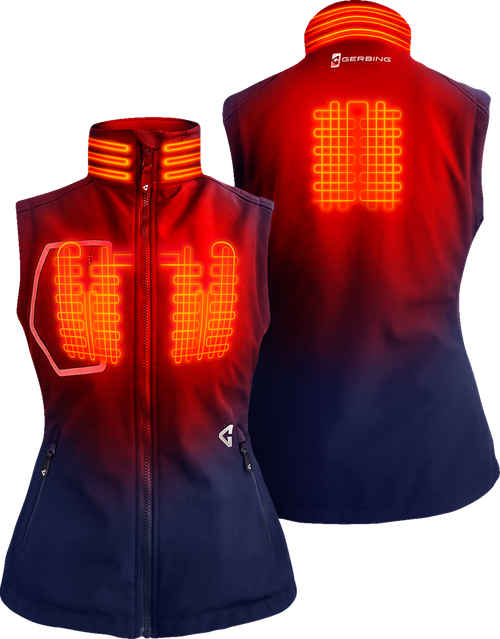 GERBING HEATED CLOTHING - Women's 7V Torrid Softshell Heated Vest 2.0 - Navy
