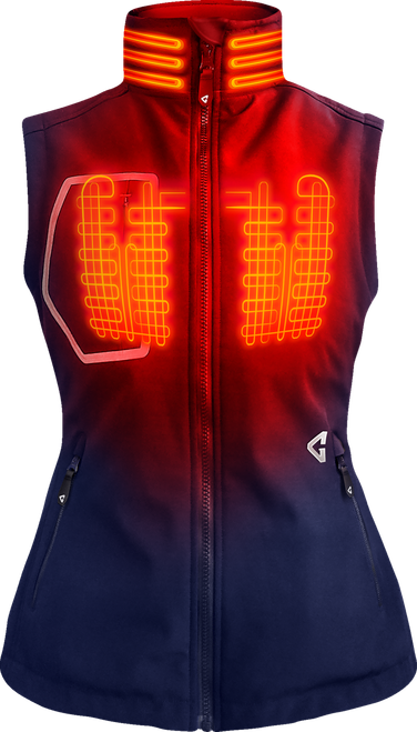 GERBING HEATED CLOTHING - Women's 7V Torrid Softshell Heated Vest 2.0 - Navy